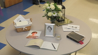 Photo #36-Guest Book Table at luncheon, Flash